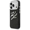 Etui Karl Lagerfeld IML Glitter KL       Diamond Logo do iPhone 17 Pro czarny